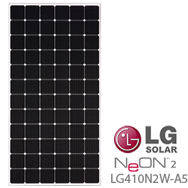 LG氖LG410N2W-A5 410 w 72 -细胞的太阳能电池板
