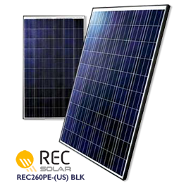 REC Solar REC260PE-(美国)BLK太阳能电池板